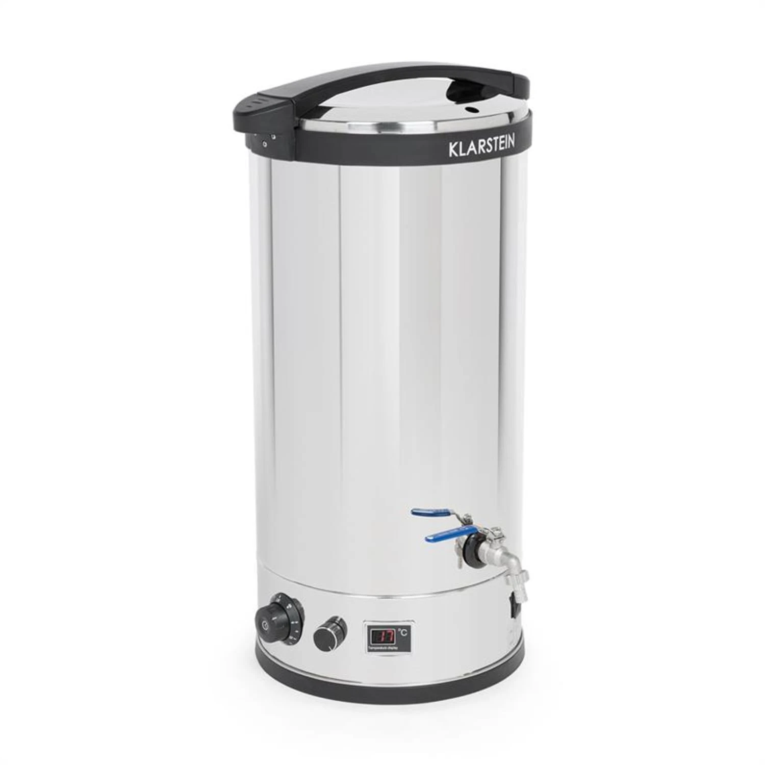 Füllhorn Maischekessel 2500W 30l LED-Display Timer 304-Edelstahl 3 Füllhorn Maischekessel 2500W 30l LED-Display Timer 304-Edelstahl – Bild 3