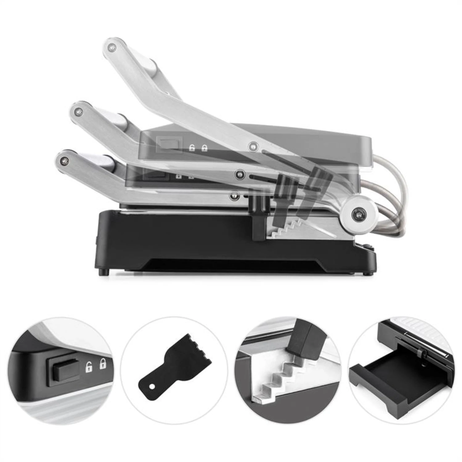 Burgermeister 3-in-1 Kontaktgrill Tischgrill Paninimaker 2000W 5 Burgermeister 3-in-1 Kontaktgrill Tischgrill Paninimaker 2000W – Bild 5