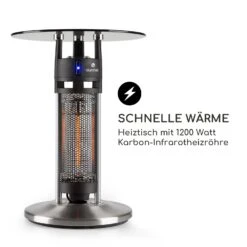Primal Heat 65 Bistrotisch Karbon-IR-Heizelement 1200W LED 65cm Glas 13 Primal Heat 65 Bistrotisch Karbon-IR-Heizelement 1200W LED 65cm Glas -Outdoor Grills Store 10031874 de 0004 logo