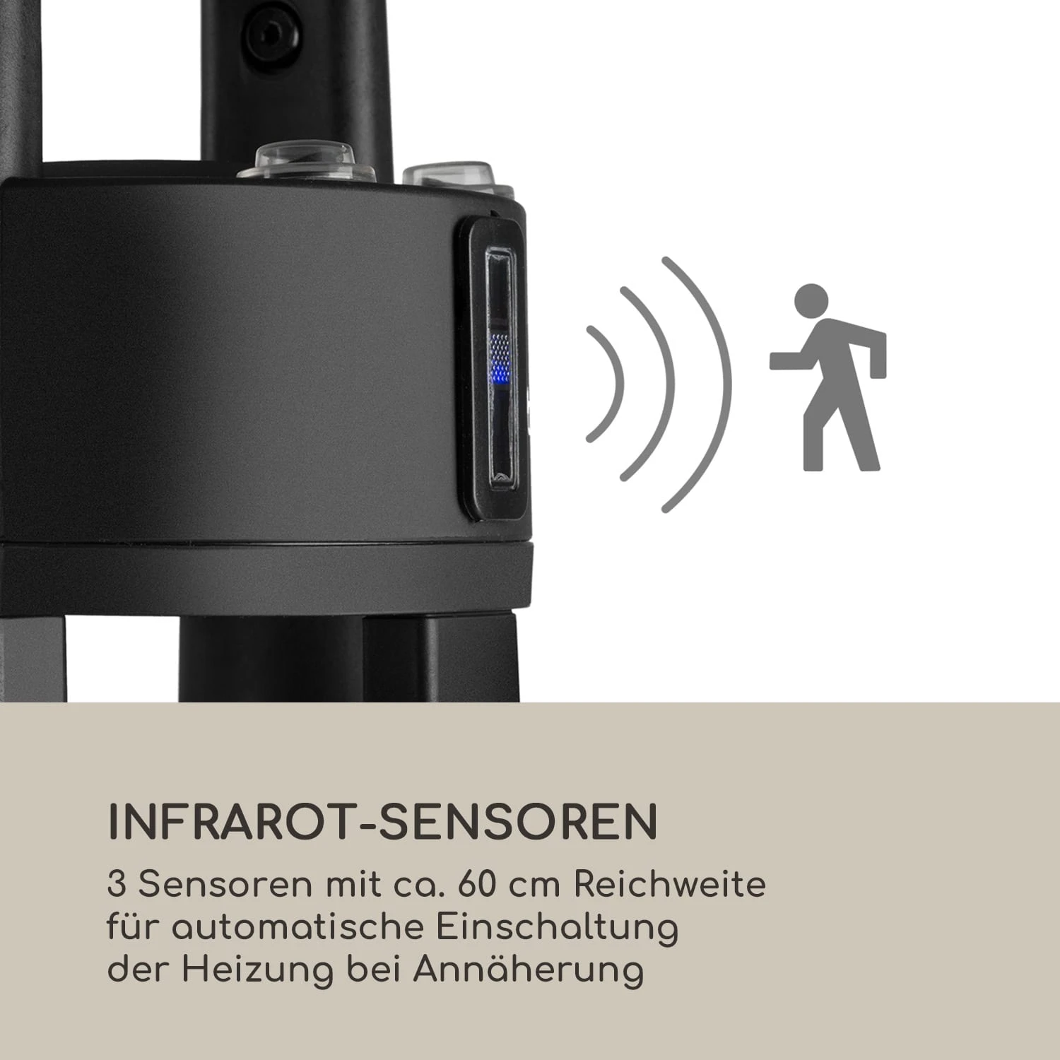 Primal Heat 65 Bistrotisch Karbon-IR-Heizelement 1200W LED 65cm Glas 5 Primal Heat 65 Bistrotisch Karbon-IR-Heizelement 1200W LED 65cm Glas – Bild 5