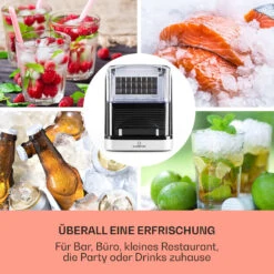 Kristall Eiswürfelmaschine Kristalleis 2 Größen 2,5l Wassertank -Outdoor Grills Store 10031891 de 0003 usp