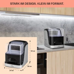 Kristall Eiswürfelmaschine Kristalleis 2 Größen 2,5l Wassertank -Outdoor Grills Store 10031891 de 0006 usp