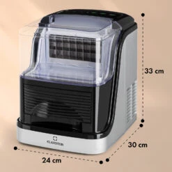 Kristall Eiswürfelmaschine Kristalleis 2 Größen 2,5l Wassertank -Outdoor Grills Store 10031891 yy 0011 dimensions