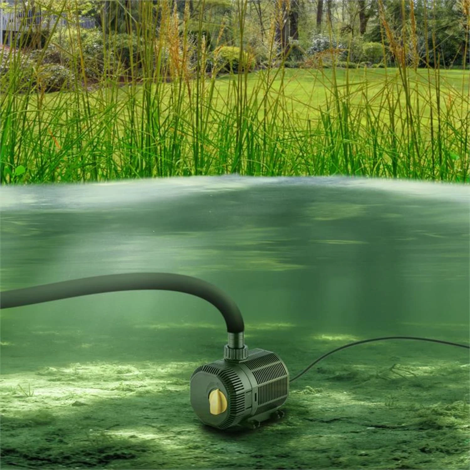 Nemesis T45 Teichpumpe 45W Leistung 2,5m Förderhöhe 2700l/h Durchsatz 2 Nemesis T45 Teichpumpe 45W Leistung 2,5m Förderhöhe 2700l/h Durchsatz – Bild 2