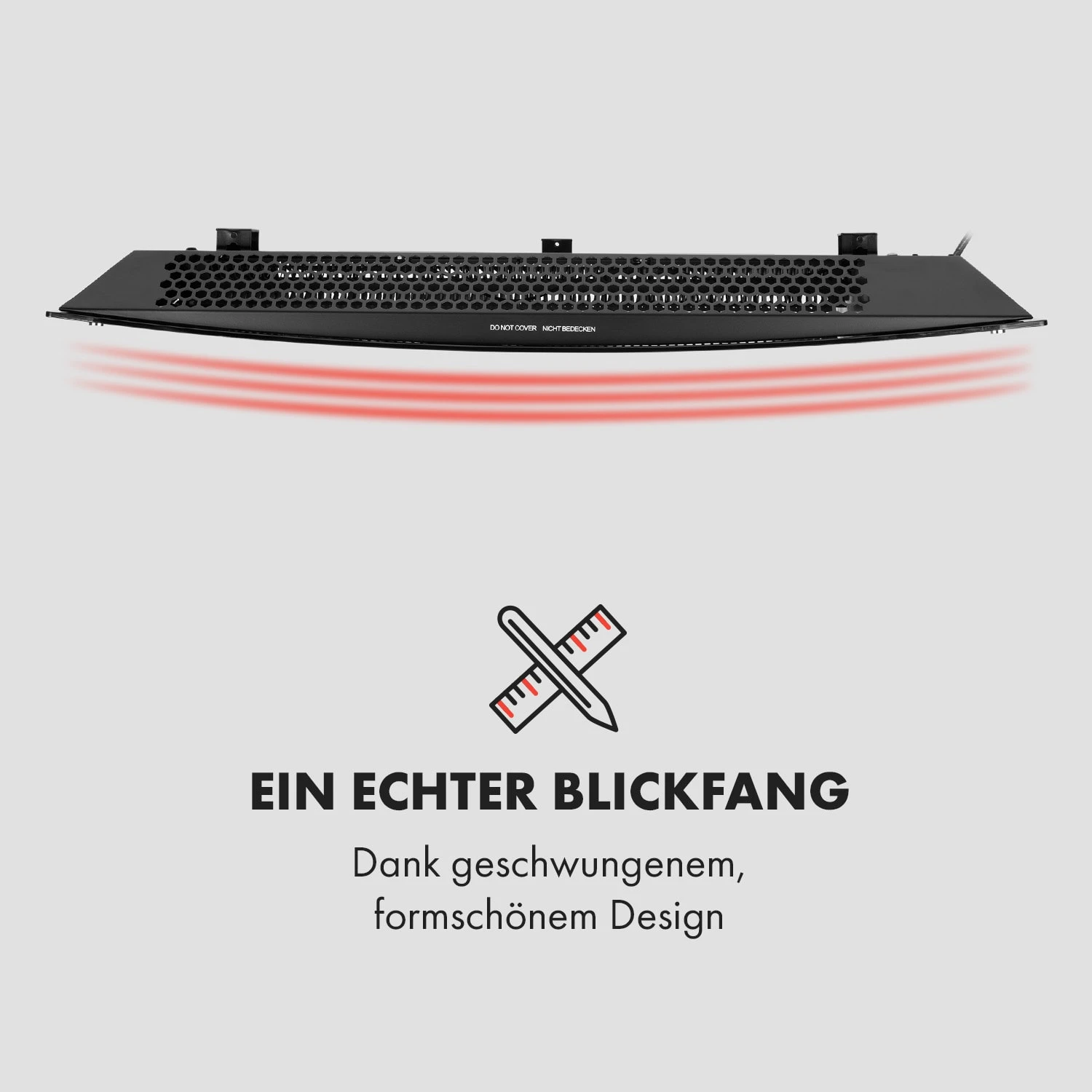Bornholm Curved Konvektions-Heizgerät Thermostat Timer 2000W 6 Bornholm Curved Konvektions-Heizgerät Thermostat Timer 2000W – Bild 6