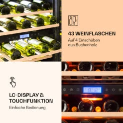 Vinovilla 43 Built-In Duo Weinkühlschrank 2 Zonen 129l 43 Fl Glastür -Outdoor Grills Store 10032031 de 0005 logo