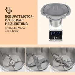 GrandPrix Küchenmaschine 500W / 1000W 2,5l Edelstahl-Rührschüssel -Outdoor Grills Store 10032089 de 0003 logo