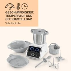 GrandPrix Küchenmaschine 500W / 1000W 2,5l Edelstahl-Rührschüssel -Outdoor Grills Store 10032089 de 0006 logo