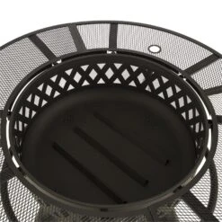 Rosario 3-in-1-Feuerschale Ø120cm | 70cm Grill | Tischplatte Stahl -Outdoor Grills Store 10032141 yy 0005 detail Blumfeldt Rosario 3in1 Feuerschale