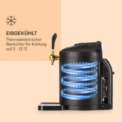 Skal Bierzapfanlage Bierkühler 5l Fässer CO2 Edelstahl Schwarz -Outdoor Grills Store 10032176 de 0005 logo