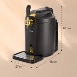 Skal Bierzapfanlage Bierkühler 5l Fässer CO2 Edelstahl Schwarz -Outdoor Grills Store 10032176 yy 0007 logo