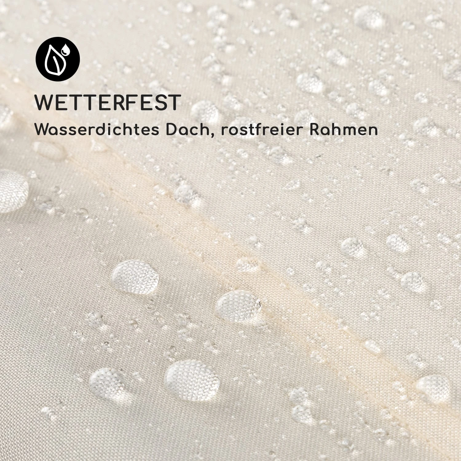 The Big Easy Schwingliege Schwarz, Wetterfest 350kg Max. UV- Schutz 6 The Big Easy Schwingliege Schwarz, Wetterfest 350kg Max. UV- Schutz – Bild 6