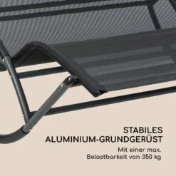 The Big Easy Schwingliege Schwarz, Wetterfest 350kg Max. UV- Schutz 16 The Big Easy Schwingliege Schwarz, Wetterfest 350kg Max. UV- Schutz -Outdoor Grills Store 10032240 de 0008 logo