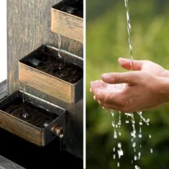 River Crossing Gartenbrunnen In/Outdoor 6W Pumpe 10m Kabel Verzinkt -Outdoor Grills Store 10032260 yy 0004 ambient