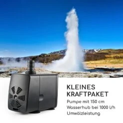 Watergate Gartenbrunnen In/Outdoor 15W Pumpe 10m Kabel Verzinkt -Outdoor Grills Store 10032262 de 0006 logo