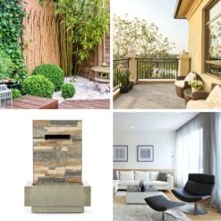 Watergate Gartenbrunnen In/Outdoor 15W Pumpe 10m Kabel Verzinkt -Outdoor Grills Store 10032262 yy 0007 ambient