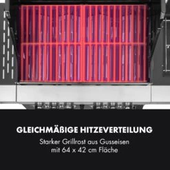 Tomahawk 4.2 SBG Gasgrill 6 Brenner 20,7 KW 64x42cm Grill Edelstahl -Outdoor Grills Store 10032308 de 0007 logo