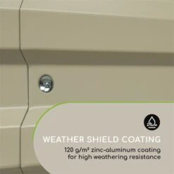 High Grow Straight Hochbeet 180x60x90cm 970l Stahl Verzinkt Beige -Outdoor Grills Store 10032317 yy 0007 logo Blumfeldt High Grow Straight Hochbeet 180x60x90cm