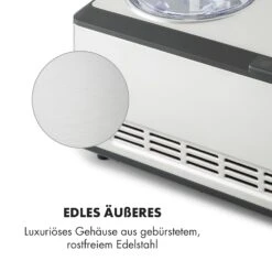 Dolce Bacio Eiscremebereiter Kompressor 2l LCD-Display Touch Edelstahl -Outdoor Grills Store 10032322 de 0009 logo