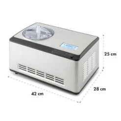 Dolce Bacio Eiscremebereiter Kompressor 2l LCD-Display Touch Edelstahl -Outdoor Grills Store 10032322 yy 0010 logo Klarstein Dolce Bacio Eiscremebereiter Edelstahl