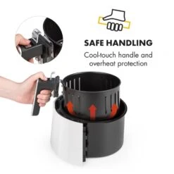 AirVital Heißluftfritteuse 1300W 2,5l CeraPlus-Antihaft Touch Weiß -Outdoor Grills Store 10032331 yy 0008 logo Klarstein AirVital Heissluftfritteuse 1300W weiss