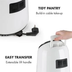 AirVital Heißluftfritteuse 1300W 2,5l CeraPlus-Antihaft Touch Weiß -Outdoor Grills Store 10032331 yy 0009 logo Klarstein AirVital Heissluftfritteuse 1300W weiss