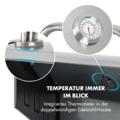 Lucifer 2.0-T Gasgrill 2 X 3,5 KW Brenner 45x44cm Grill Edelstahl 15 Lucifer 2.0-T Gasgrill 2 X 3,5 KW Brenner 45x44cm Grill Edelstahl -Outdoor Grills Store 10032455 de 0007 logo