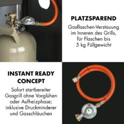 Lucifer 2.0-T Gasgrill 2 X 3,5 KW Brenner 45x44cm Grill Edelstahl 16 Lucifer 2.0-T Gasgrill 2 X 3,5 KW Brenner 45x44cm Grill Edelstahl -Outdoor Grills Store 10032455 de 0008 logo