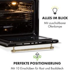 Victoria Einbaubackofen Retro-Design 9 Funktionen 50-250°C Elfenbein 16 Victoria Einbaubackofen Retro-Design 9 Funktionen 50-250°C Elfenbein -Outdoor Grills Store 10032485 de 0007 logo