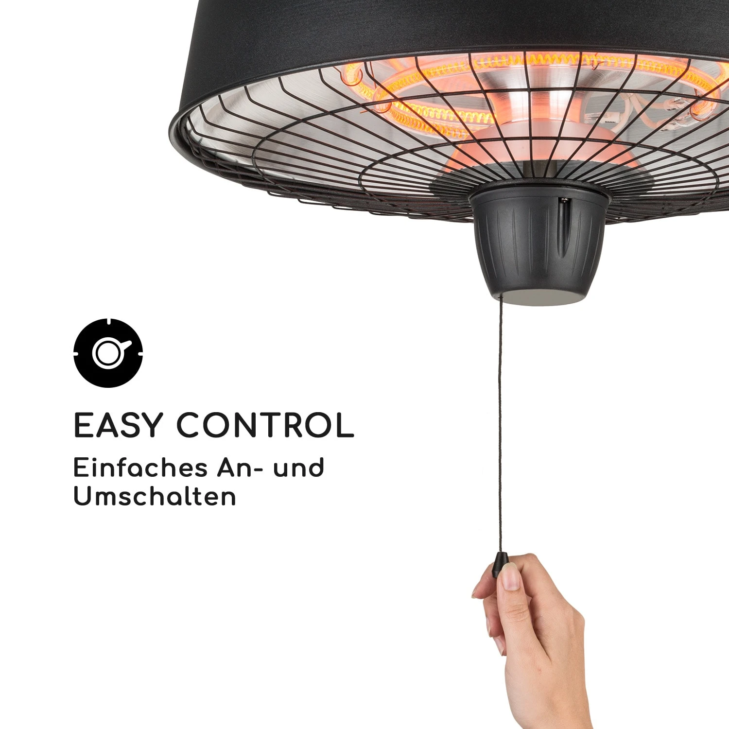 Camden Heat Infrarot-Heizstrahler 1000/2500W IP24 Deckeninstallation 7 Camden Heat Infrarot-Heizstrahler 1000/2500W IP24 Deckeninstallation – Bild 7