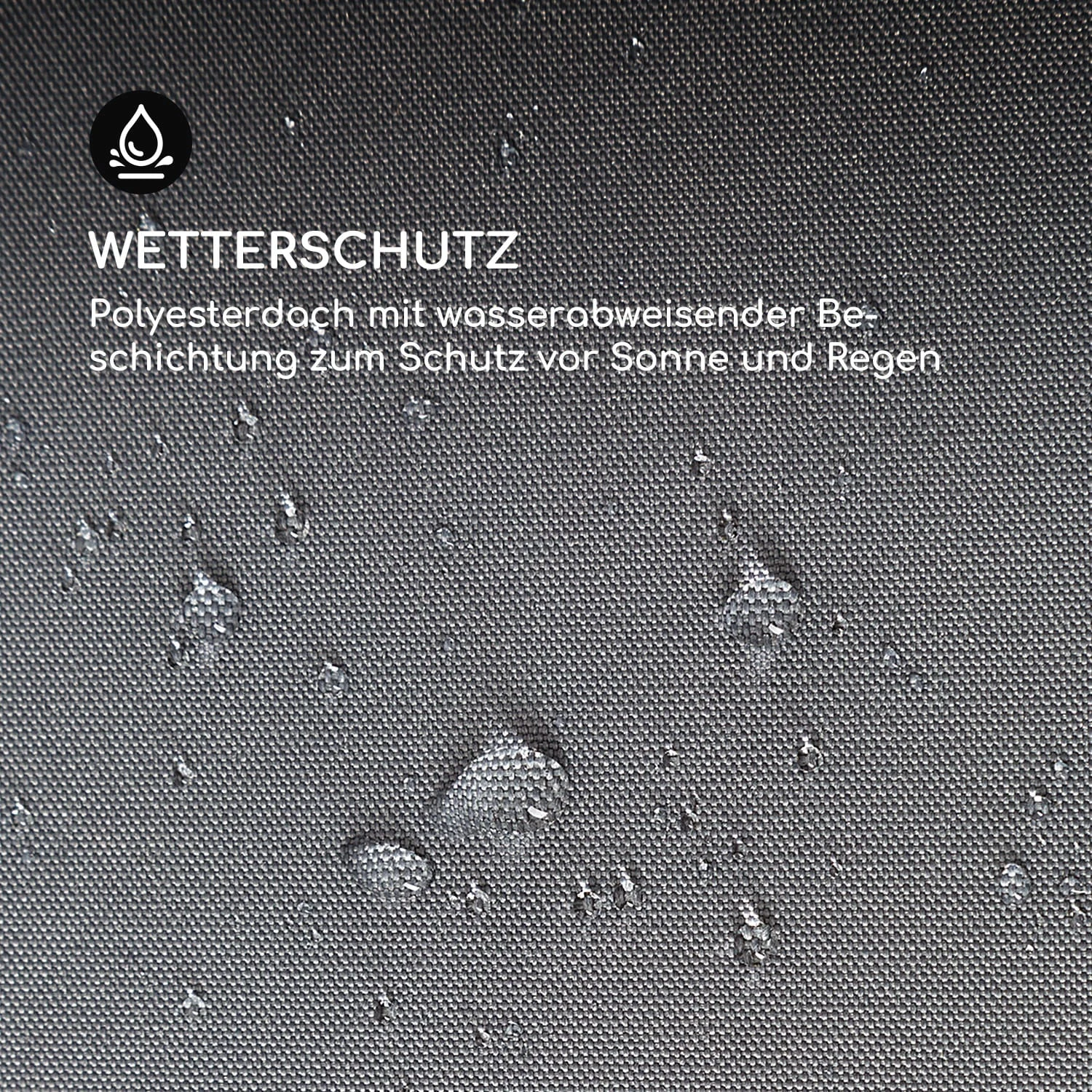 Steakhouse Grilldach 220x215x140cm PE 180 G/m² Flammhemmend Stahl Grau 6 Steakhouse Grilldach 220x215x140cm PE 180 G/m² Flammhemmend Stahl Grau – Bild 6