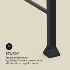 Steakhouse Grilldach 220x215x140cm PE 180 G/m² Flammhemmend Stahl Grau 20 Steakhouse Grilldach 220x215x140cm PE 180 G/m² Flammhemmend Stahl Grau -Outdoor Grills Store 10032523 uk 0010 logo