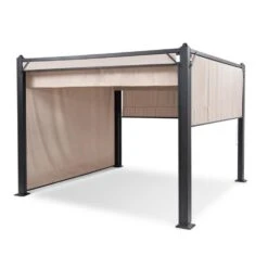Pantheon Cortina Pavillon Mit Dach 3x3m 4 Seitenteile