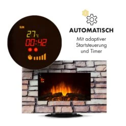 Colmar Elektrischer Kamin Glas 2000W 7 LED-Farben Fernbedienung -Outdoor Grills Store 10032536 de 0008 logo