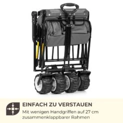 Easy Rider Bollerwagen Bis 70kg Teleskopstange Zusammenklappbar Grau -Outdoor Grills Store 10032541 de 0007 logo