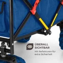 Easy Rider Bollerwagen Bis 70kg Teleskopstange Zusammenklappbar Blau -Outdoor Grills Store 10032542 de 0005 logo