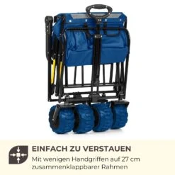 Easy Rider Bollerwagen Bis 70kg Teleskopstange Zusammenklappbar Blau -Outdoor Grills Store 10032542 de 0007 logo