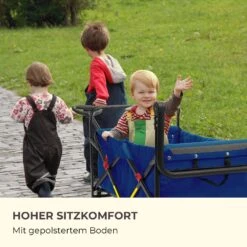 Easy Rider Bollerwagen Bis 70kg Teleskopstange Zusammenklappbar Blau -Outdoor Grills Store 10032542 de 0008 logo