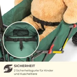 Easy Rider Bollerwagen Bis 70kg Teleskopstange Zusammenklappbar Grün -Outdoor Grills Store 10032543 de 0009 logo