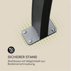 Palazzo Pavillon 4x3m Faltdach Polyester Aluminium Schwarz / Grau 12 Palazzo Pavillon 4x3m Faltdach Polyester Aluminium Schwarz / Grau -Outdoor Grills Store 10032577 de 0006 logo