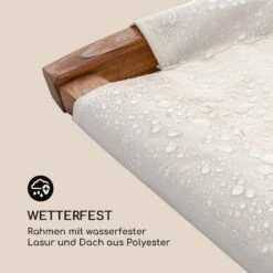 Mauritius Schwingliege Mit Dach ComfortMesh 180kg Max.wetterfest Creme -Outdoor Grills Store 10032587 de 0007 logo