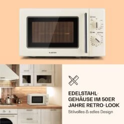 Caroline Mikrowellen-Grill 20 Ltr 700 W / 1000 W Ø 25,5cm Retro -Outdoor Grills Store 10032641 de 0005 logo