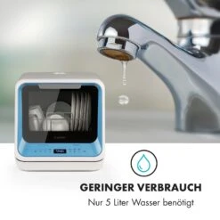 Amazonia Mini Geschirrspülmaschine 6 Programme LED-Display 15 Amazonia Mini Geschirrspülmaschine 6 Programme LED-Display -Outdoor Grills Store 10032678 de 0006 logo