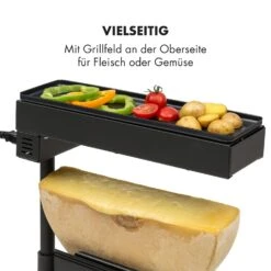 Appenzell Peak Raclette Mit Grill 1000W Thermostatschalter Schwarz -Outdoor Grills Store 10032694 de 0004 logo