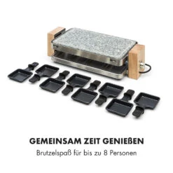 Prime-Rib Raclettegrill 8 Pers. 1500 W Natursteinplatte Edelstahl Holz 12 Prime-Rib Raclettegrill 8 Pers. 1500 W Natursteinplatte Edelstahl Holz -Outdoor Grills Store 10032695 de 0006 logo