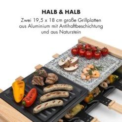 Chateaubriand Nuovo Raclette 1200W Aluminium / Stein 8 Personen Holz -Outdoor Grills Store 10032729 de 0003 logo