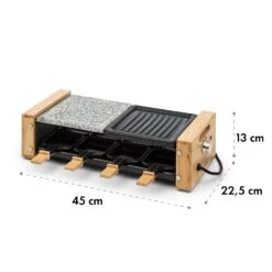 Chateaubriand Nuovo Raclette 1200W Aluminium / Stein 8 Personen Holz -Outdoor Grills Store 10032729 yy 0007 logo