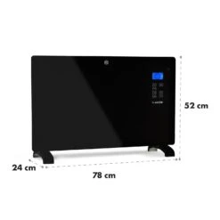 Norderney Konvektions-Heizgerät Thermostat Timer 2000W 30m² Schwarz -Outdoor Grills Store 10032789 yy 0008 logo