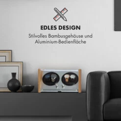 Hanoi 4 Uhrenbeweger, 4 Uhren, 3 Geschwindigkeiten, 4 Modi, Bambus -Outdoor Grills Store 10032798 de 0005 logo