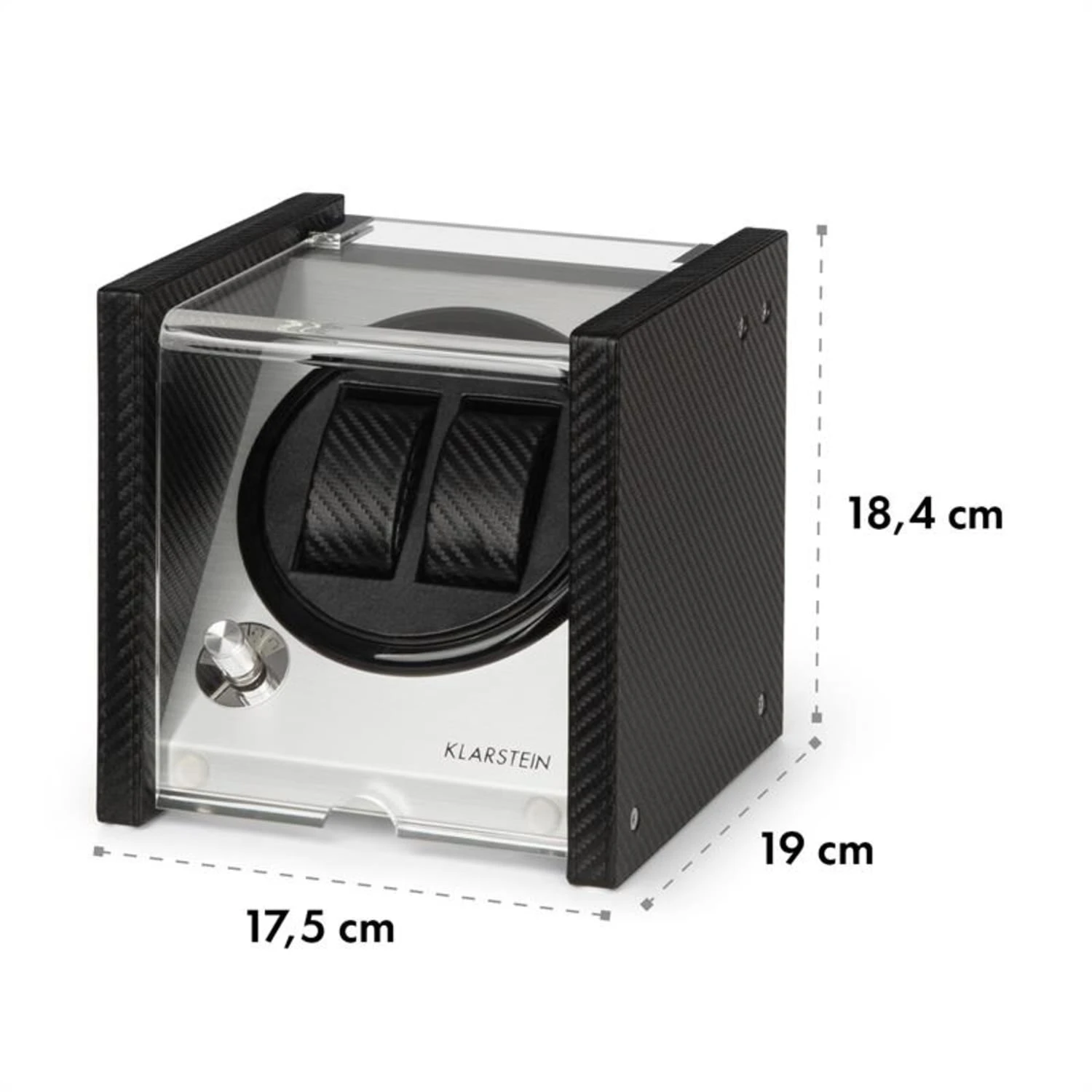 Tokyo 2 Uhrenbeweger, 2 Uhren, 3 Geschwindigkeiten, 4 Modi, Schwarz 8 Tokyo 2 Uhrenbeweger, 2 Uhren, 3 Geschwindigkeiten, 4 Modi, Schwarz – Bild 8